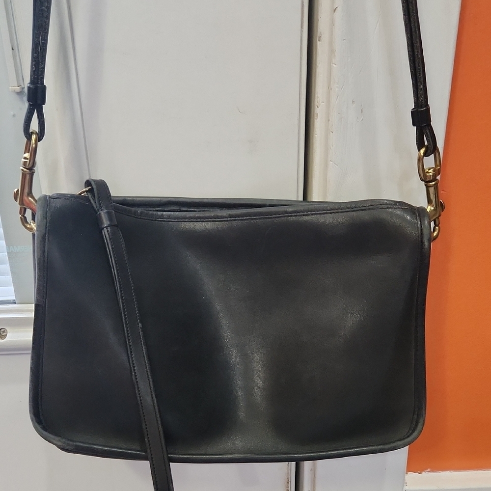 Coach vintage black purse USA made